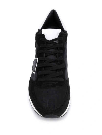 Shop Philippe Model Paris Trpx Basic Sneakers In Black
