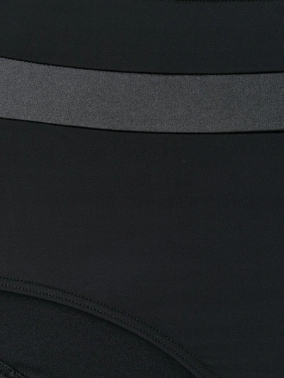 Marlies Dekkers Cache Coeur High-waisted Bikini Briefs In Black