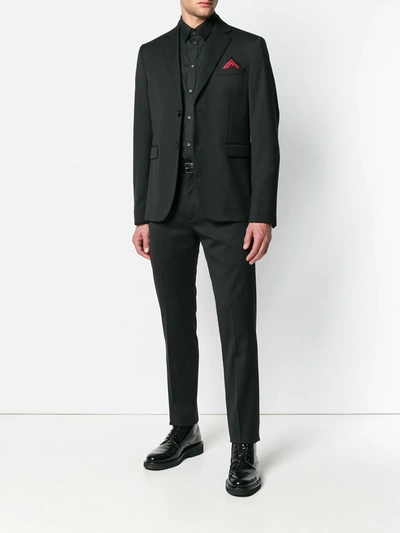 Dolce & Gabbana Black Essential Cotton Shirt In Black