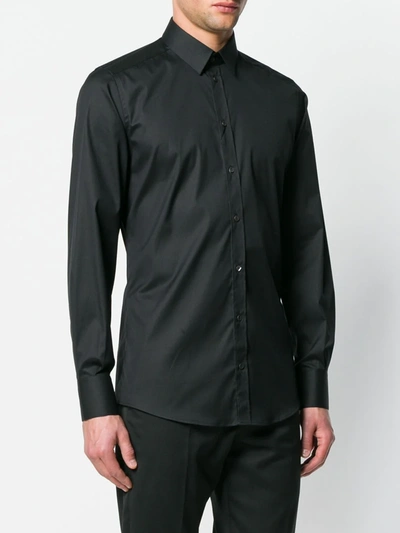 Shop Dolce & Gabbana Classic Tailored Shirt In Black