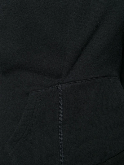 Shop Ben Taverniti Unravel Project Pintuck Front Sweatshirt In Black