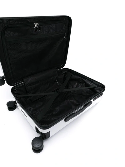 Shop Off-white For Travel Embossed Logo Trolley In White