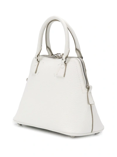 Shop Maison Margiela Medium 5ac Shoulder Bag In White