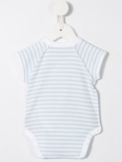 Shop Familiar Striped Logo Body In Blue