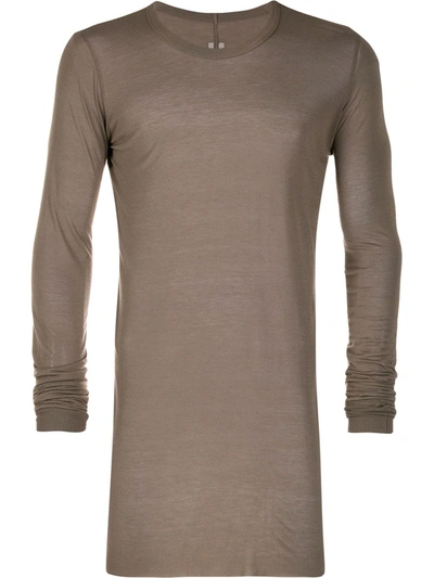 Shop Rick Owens Long-length Sweater In Neutrals