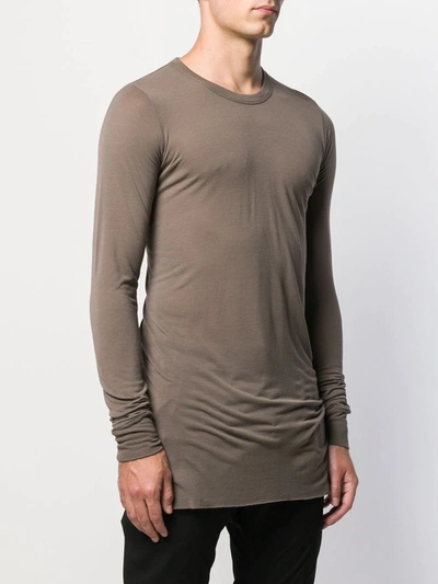 Shop Rick Owens Long-length Sweater In Neutrals