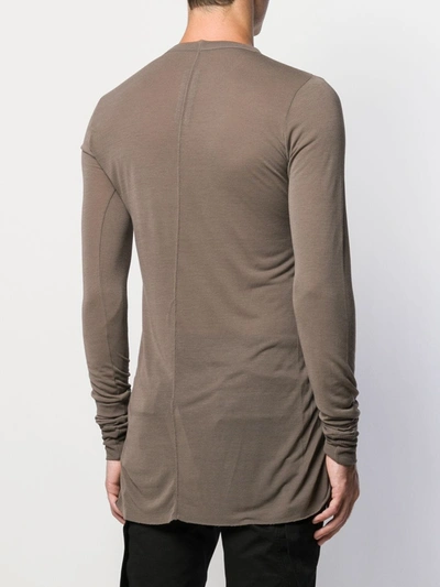 Shop Rick Owens Long-length Sweater In Neutrals