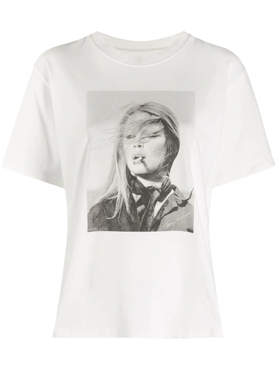 Shop Anine Bing X Terry O'neill Ida T-shirt In White