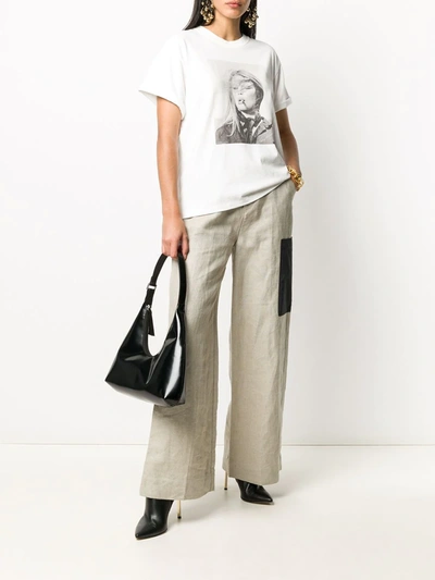 Shop Anine Bing X Terry O'neill Ida T-shirt In White