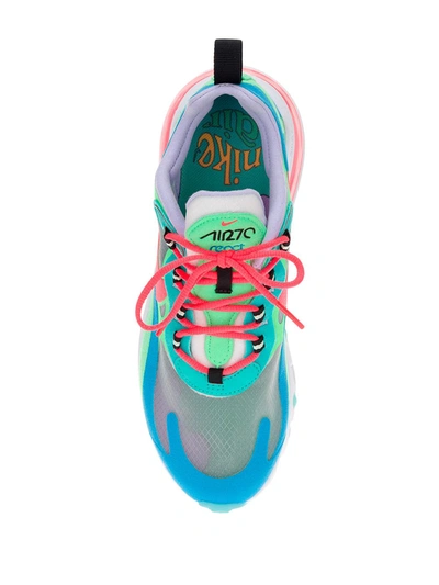 Shop Nike Air Max 270 React "psychedelic Movement" Sneakers In Green