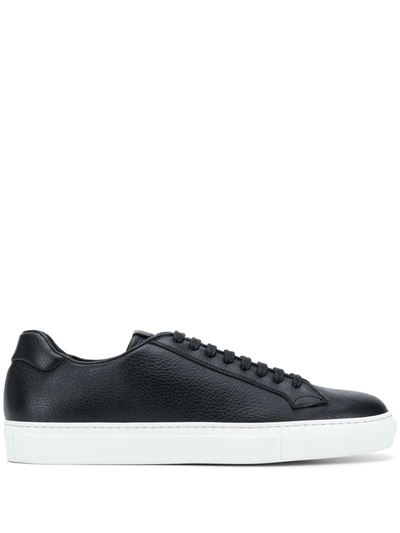 Shop Scarosso Ugo Low-top Sneakers In Black