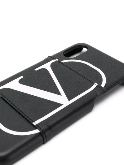 Valentino Logo-print Iphone 13 Pro Max Case In Black
