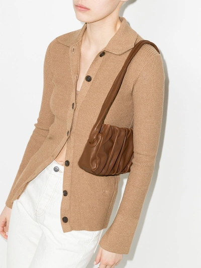 Shop Elleme Vague Shoulder Bag In Brown