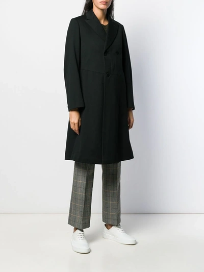 Pre-owned A.n.g.e.l.o. Vintage Cult '1920s Oversized Coat In Black
