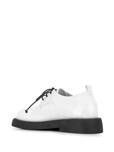 Shop Marsèll Two-tone Lace-up Shoes In White