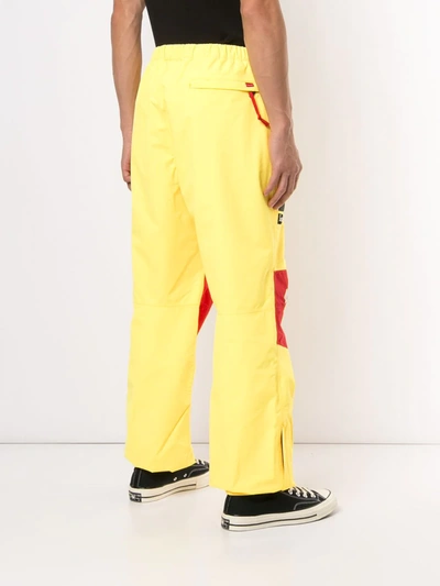 Shop Supreme X The North Face Expedition Track Pants In Yellow