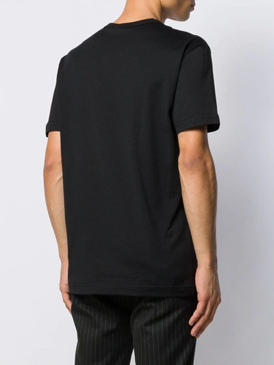 Shop Dolce & Gabbana Embroidered Motif T-shirt In Black