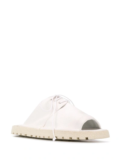 Shop Marsèll Slip On Sandals In White