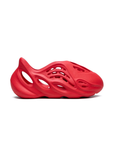 Shop Adidas Originals Foam Runner "vermillion" Sneakers In Red
