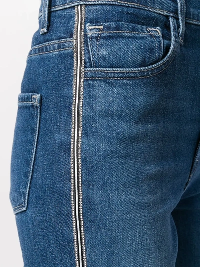 Shop J Brand Mid Rise Stonewashed Jeans In Blue