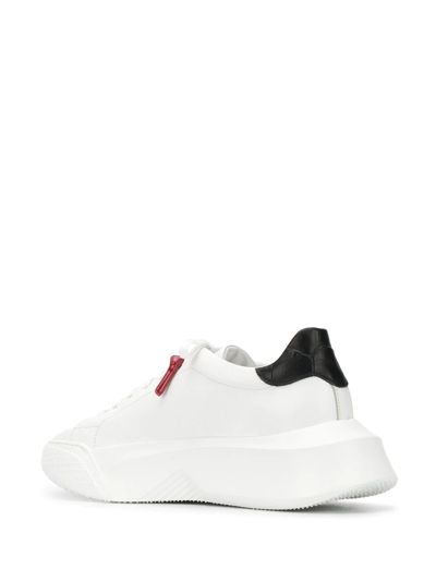 Giuliano Galiano Nemesis Lace-up Sneakers In White