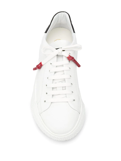 Giuliano Galiano Nemesis Lace-up Sneakers In White
