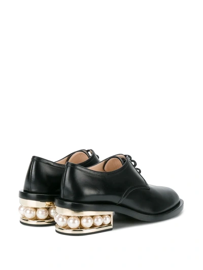 Shop Nicholas Kirkwood Casati Derby Shoes 35mm In Black