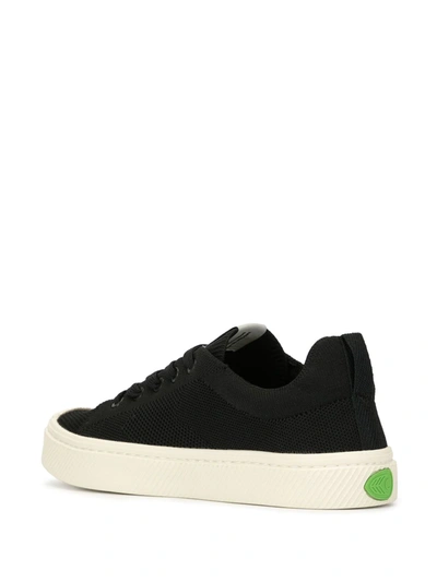 Shop Cariuma Ibi Low-top Knit Sneakers In Black