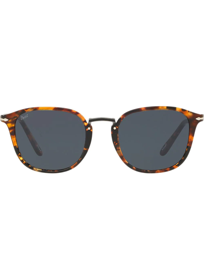 Shop Persol Tortoiseshell Sunglasses In Brown