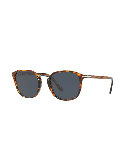 Persol Men's Po3184s Round Acetate Sunglasses In Brown