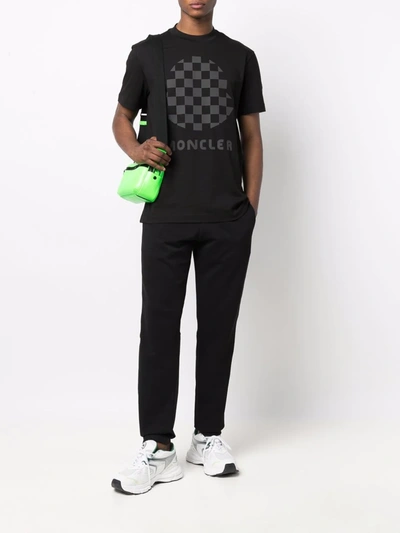 Moncler Logo-patch Sweatpants In Schwarz