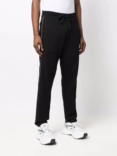 Moncler Logo-patch Sweatpants In Schwarz