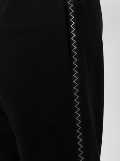 Moncler Logo-patch Sweatpants In Schwarz
