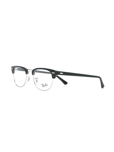 Ray Ban Square Shaped Glasses In Black