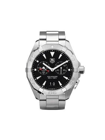 Shop Tag Heuer Aquaracer 40.5mm In Black