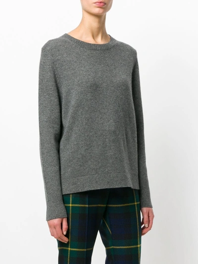 Shop Chinti & Parker Boxy Cashmere Sweater In Grey