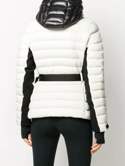 Shop Moncler Quilted Puffer Jacket In White