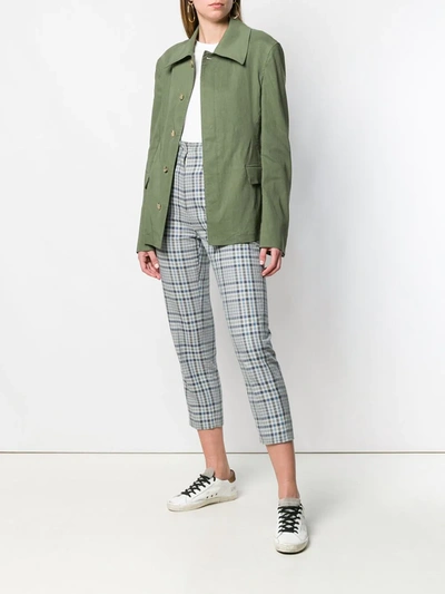 Shop Golden Goose Slim-fit Jacket In Green