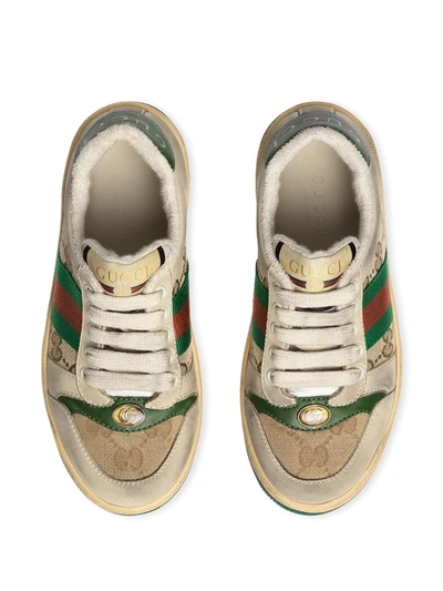 Gucci Screener Sneakers In Neutrals