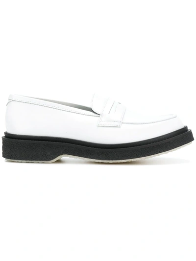 Shop Adieu Type 5 Classic Loafers In White