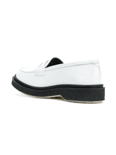 Shop Adieu Type 5 Classic Loafers In White