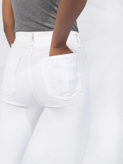 Shop Rag & Bone Denim Cropped Skinny Jeans In White