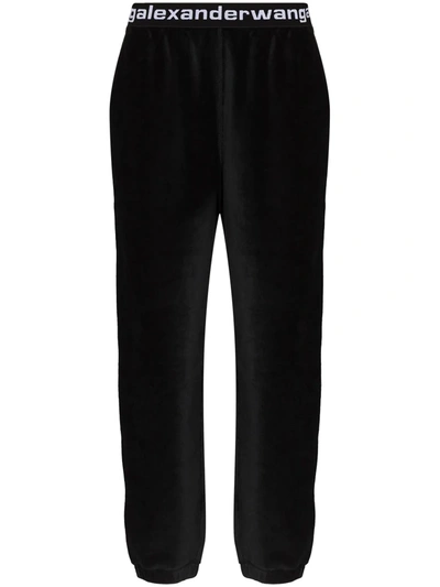 ALEXANDER WANG STRETCH CORDUROY TRACK TROUSERS 