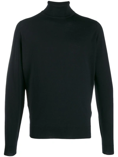 Shop John Smedley Cherwell Sweatshirt In Black