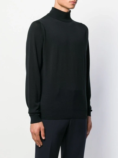 Shop John Smedley Cherwell Sweatshirt In Black