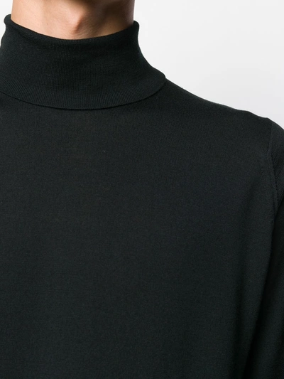 Shop John Smedley Cherwell Sweatshirt In Black