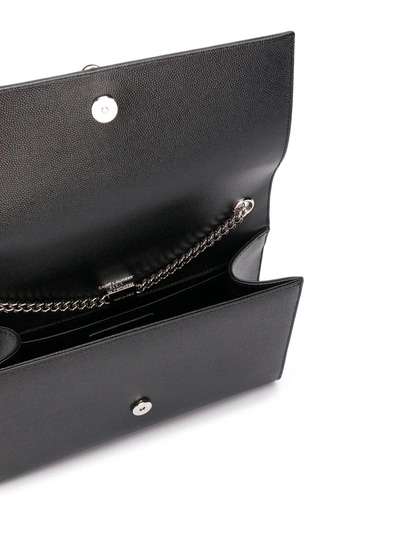 Shop Saint Laurent Kate Tassel Shoulder Bag In Black