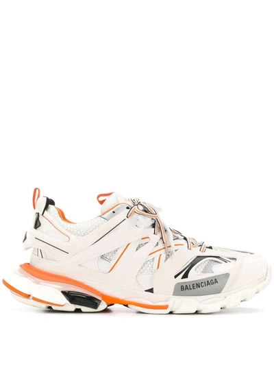 Shop Balenciaga Track Sneakers In White