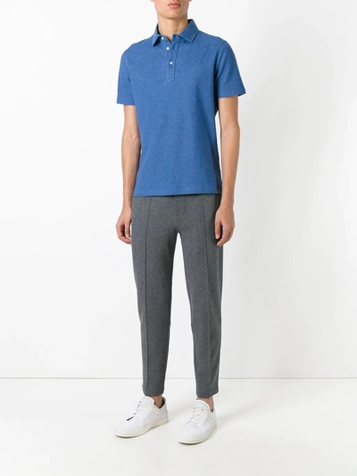 Brunello Cucinelli Drawstring-waist Track Trousers In Grey