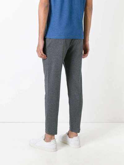 Brunello Cucinelli Drawstring-waist Track Trousers In Grey